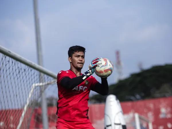 Miswar Saputra mulai bergabung dengan latihan Persik Kediri