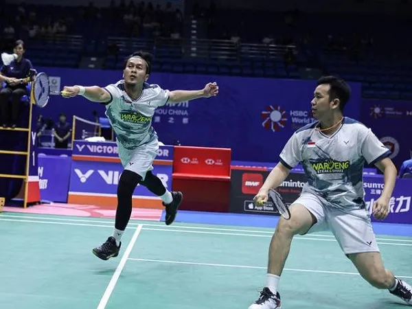 Denmark Open 2023: Ahsan/Hendra Menangi Derby Melawan Pram/Yere
