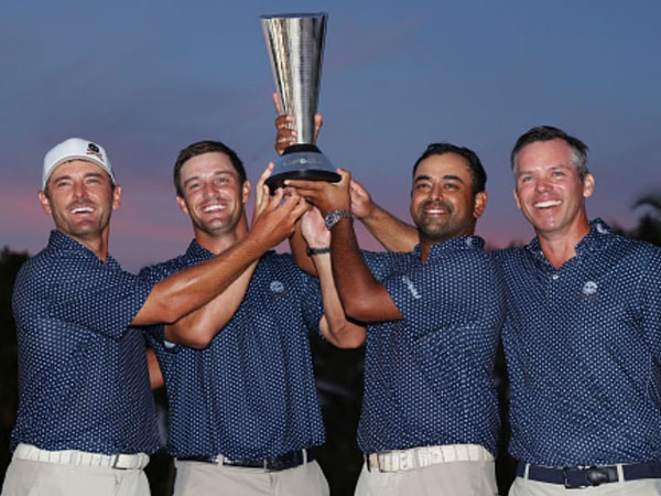 Kandaskan RangeGoats, The Crushers Raih Gelar Kejuaraan Beregu LIV Golf