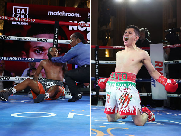 Adrian Curiel KO Sivenathi Nontshinga, Rebut Sabuk Terbang Ringan IBF