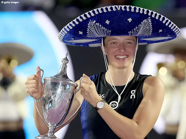 Tampil Tanpa Ampun, Iga Swiatek Naik Podium Juara Di Cancun