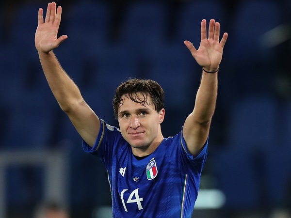 Federico Chiesa Sayangkan Dua Gol yang Masuk ke Gawang Italia