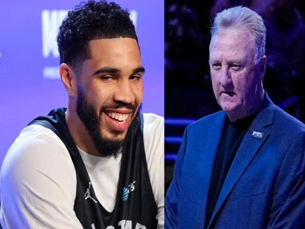 Jayson Tatum Girang Pertama Kali Bertemu Larry Bird