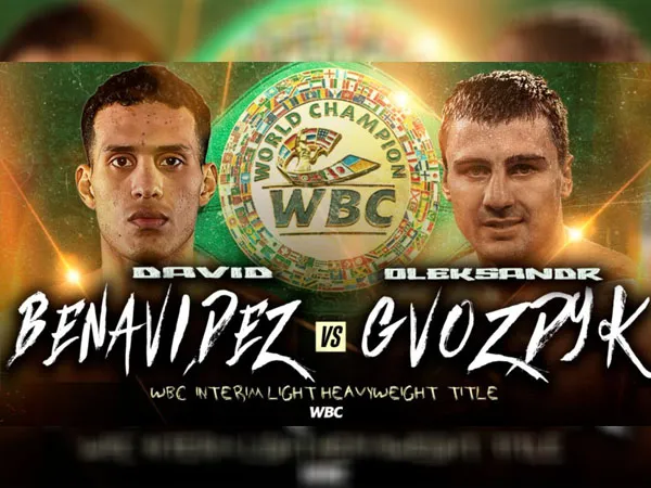 David Benavidez (kiri) dan Oleksandr Gvozdyk. (Foto: Ring News)