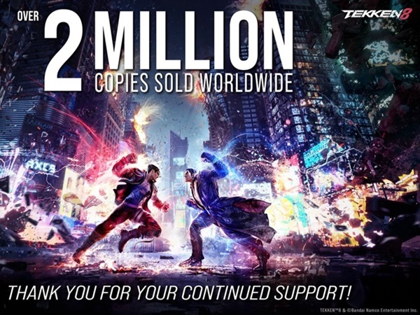 Penjualan Tekken 8 Terjual Lebih dari Dua Juta Kopi