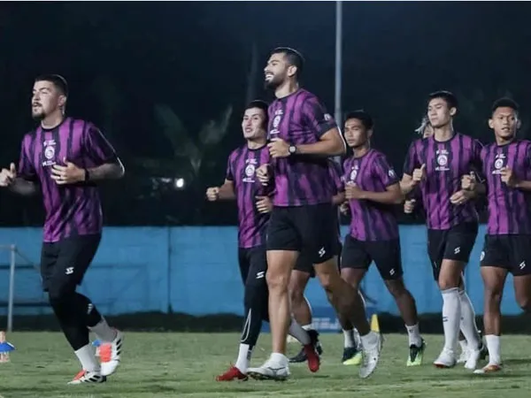 Latihan skuat Arema FC