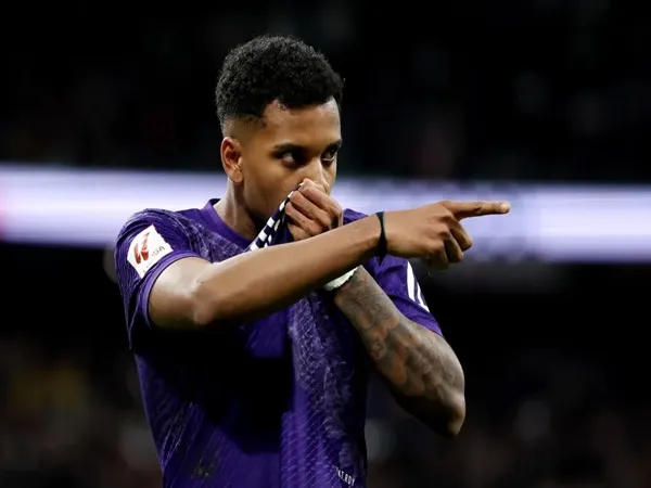 Rodrygo Goes Beberkan Makna Selebrasi Golnya Saat Lawan Athletic