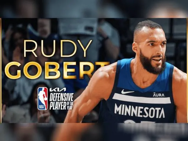 Rudy Gobert mengikuti jejak Dikembe Mutombo dan Ben Wallace sebagai empat kali peraih pengargaan Pemain Bertahan Terbaik. (Foto: NBA)