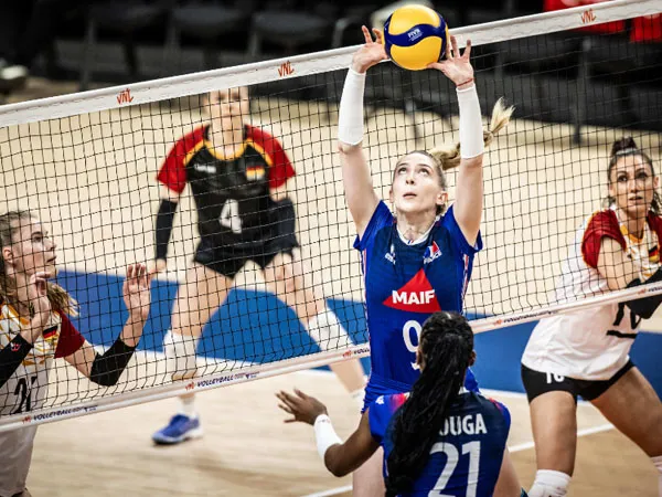 VNL 2024: Rusak Debut Prancis, Jerman Menang Mudah 3-0