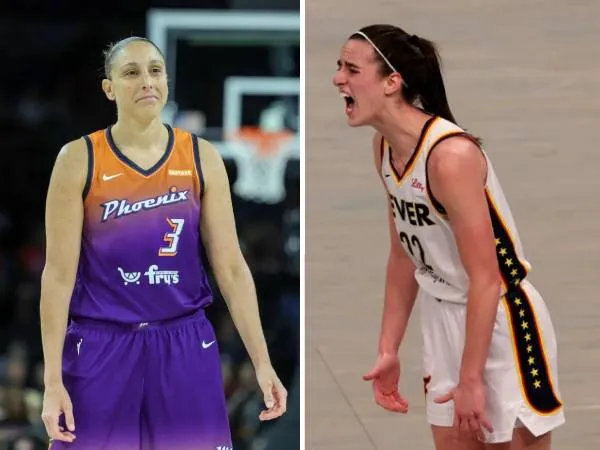 Diana Taurasi (kiri) dan Caitlin Clark. (Foto: NY Post)