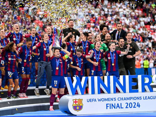 Sikat Olympique Lyonnais, Barcelona Juara Liga Champions Wanita