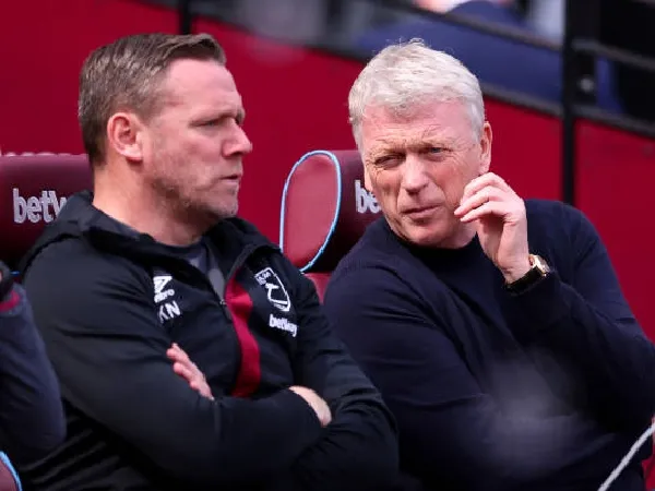 Kevin Nolan dan David Moyes saat bertugas untuk West Ham