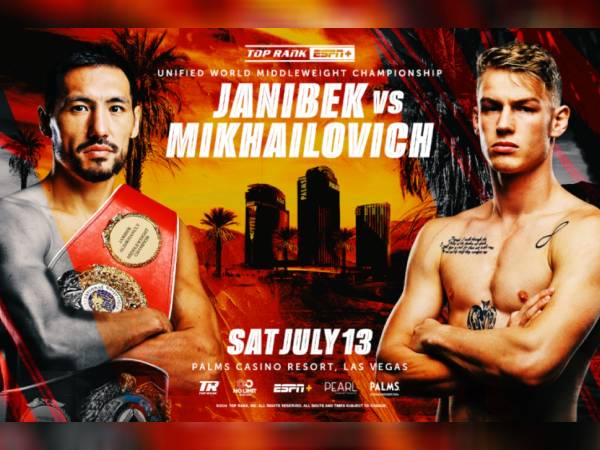 Janibek Alimkhanuly Pertahankan Gelar Vs Andrei Mikhailovich Pada 13 Juli