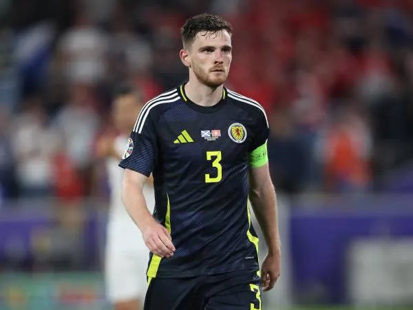 Reaksi Andy Robertson Setelah Skotlandia Bermain Imbang Melawan Swiss