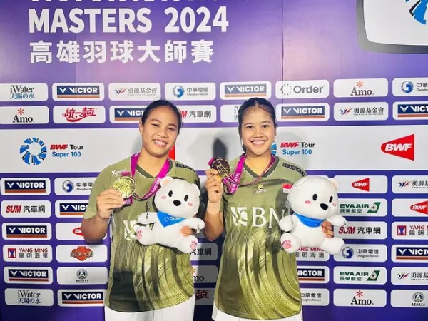 Jesita/Febi Kampiun Ganda Putri Kaohsiung Masters 2024