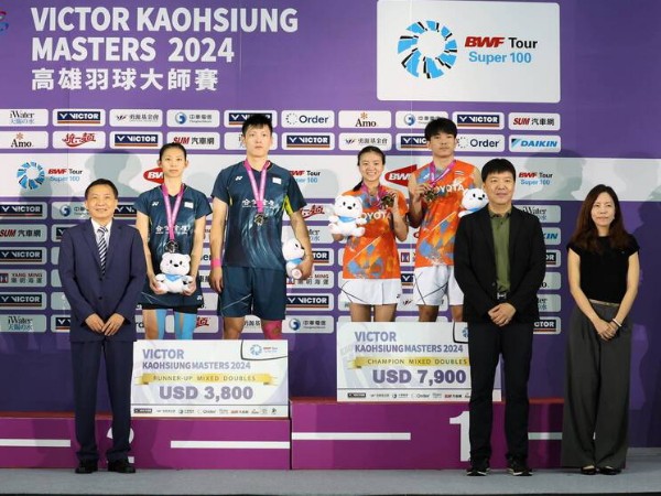 Thailand Amankan Gelar Ganda Campuran Kaohsiung Masters 2024