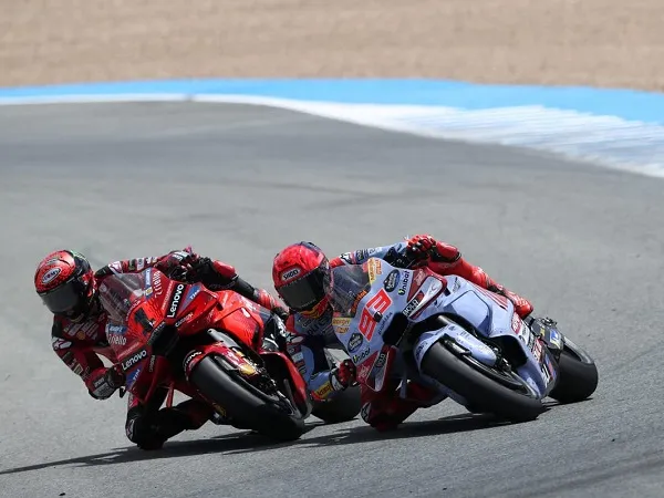 Francesco Bagnaia siap satu tim dengan Marc Marquez.