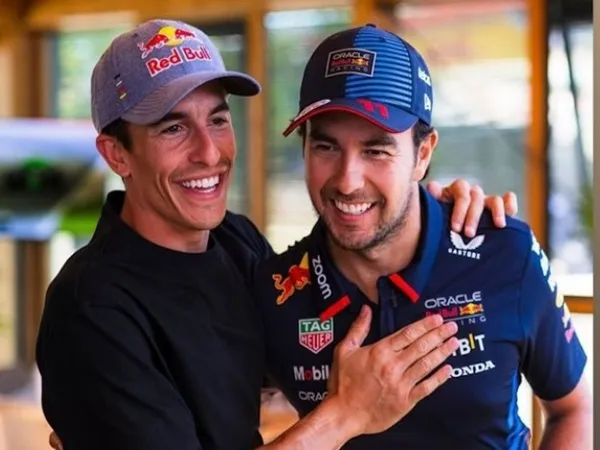 Marc Marquez Bertemu dengan Max Verstappen dan Sergio Perez