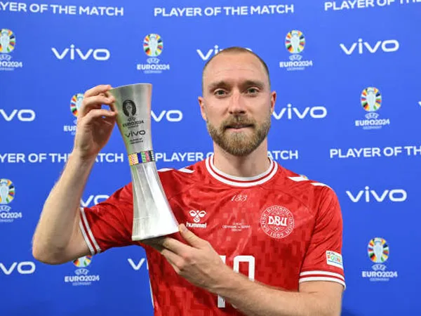 Christian Eriksen Cetak Rekor Penampilan Bersama Timnas Denmark