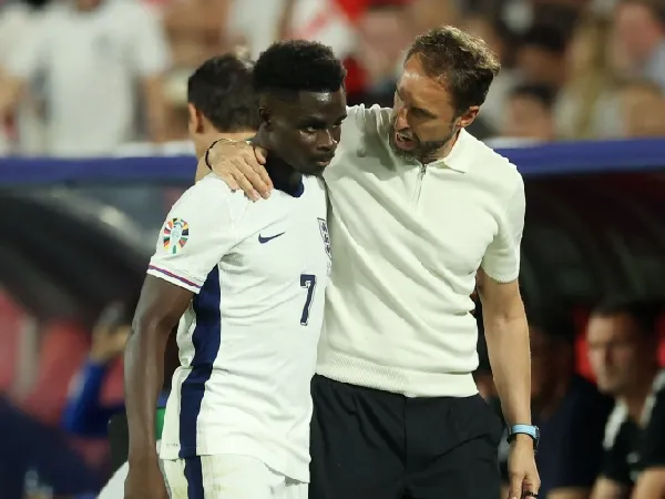 Bukayo Saka dan Gareth Southgate