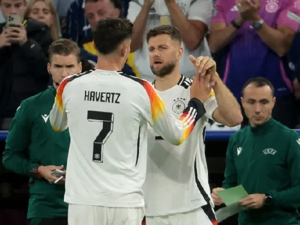 Kai Havertz berada di depan Niclas Fullkrug di timnas Jerman