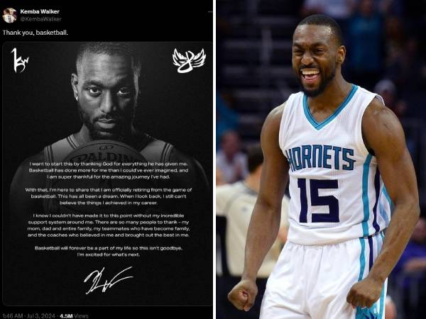 Bintang UConn Dan Empat Kali NBA All-Star Kemba Walker Pensiun