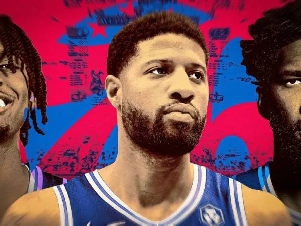 Paul George berhasil diyakinkan bahwa Sixers percaya pada kemampuannya untuk meningkatkan tim mereka. (Foto: The Ringer)