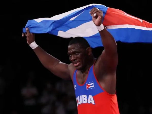 Legenda gulat Yunani-Romawi, Mijain Lopez, jadi andalan Kuba untuk meraih medali emas di Olimpiade Paris. (Foto: Reuters)