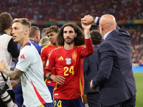Luis de la Fuente menanggapi ejekan yang diterima Marc Cucurella di semifinal Euro 2024