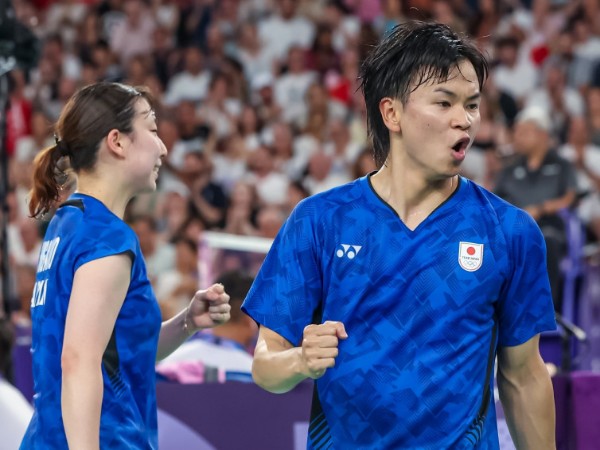 Yuta/Arisa Sikat Dechapol/Sapsiree di Perempat Final Olimpiade Paris 2024