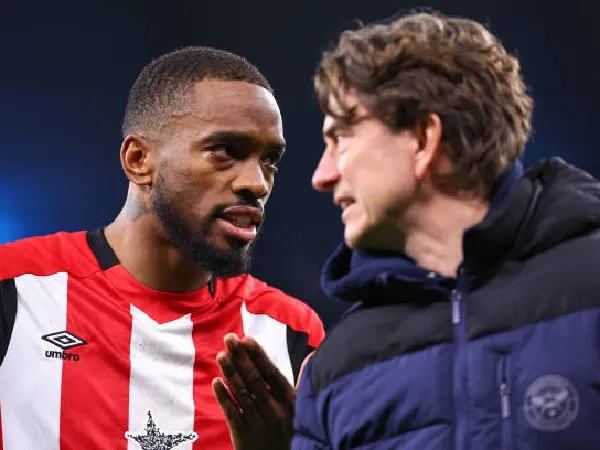 Ivan Toney dan Thomas Frank