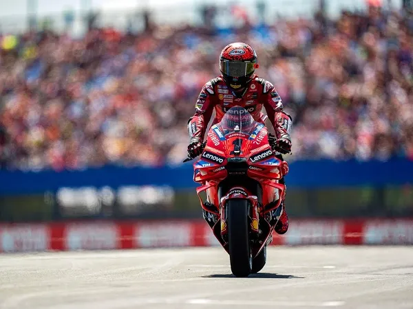 Francesco Bagnaia enggan panik meski poinnya kembali disalip oleh Jorge Martin.