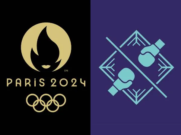 Gambar pictogram kompetisi tinju untuk Olimpiade Paris 2024. (Foto: Olympics)