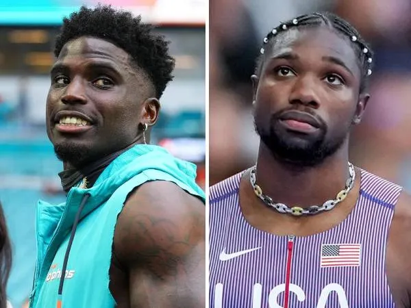 Pemain NFL Tyreek Hill Tantang Sprinter Noah Lyles Berlomba