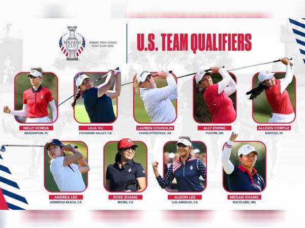 Sembilan Pemain Otomatis Masuk Tim AS Untuk Solheim Cup