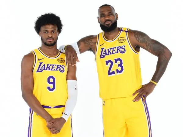 Lakers Nikmati “Persaingan” Antara LeBron dan Bronny James Saat Latihan