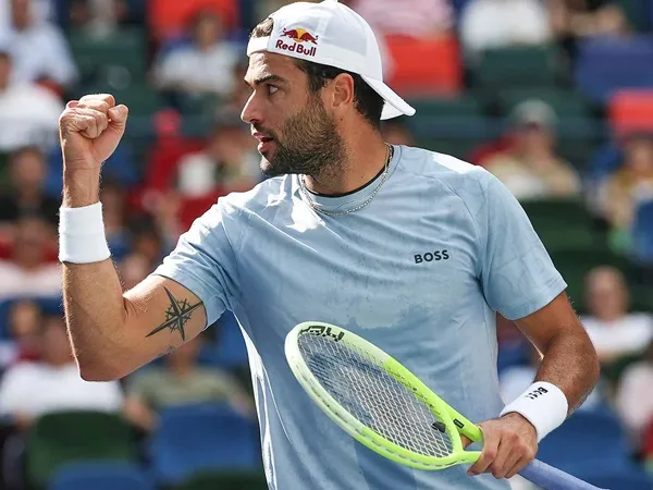 Matteo Berrettini Bertahan Sekuat Tenaga Demi Kemenangan Pembuka Di Shanghai