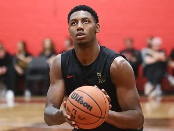RJ Barrett akan absen dalam empat pertandingan pramusim Raptors yang tersisa. (Foto: AP)