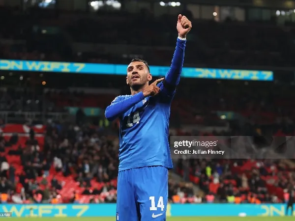 Vangelis Pavlidis menjadi pahlawan kemenangan Yunani atas Inggris