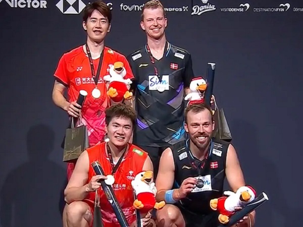 Sikat Astrup/Rasmuseen, Liang Wei Keng/Wang Chang Kampiun Denmark Open 2024