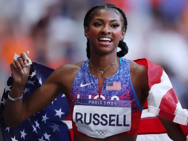 Masai Russell Refleksikan Medali Emas Olimpiade Dan Musim Atletik Tahun Ini