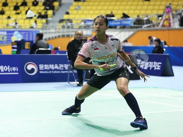 Putri KW terkejut bisa menang telak di babak 32 besar Korea Masters 2024.