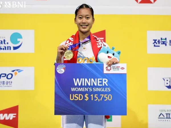 Sikat China, Putri Kusuma Wardani Kampiun Tunggal Putri Korea Masters 2024