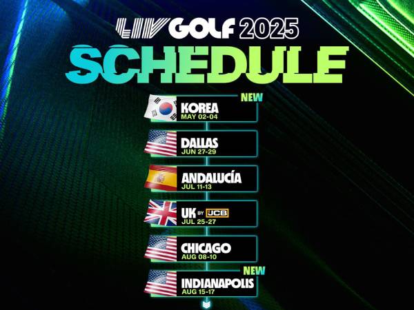 LIV Golf Dan European Tour Umumkan Jadwal Turnamen 2025