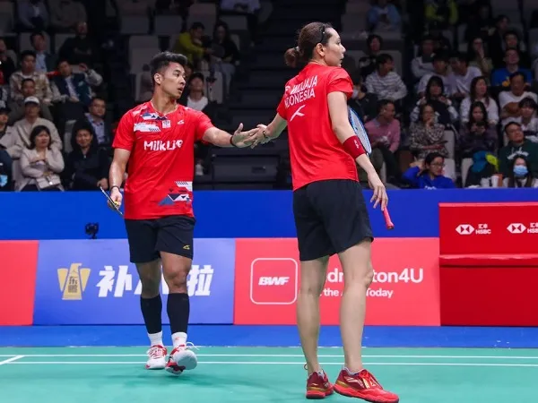 Dejan/Gloria puas bisa petik kemenangan di 32 besar China Masters 2024.