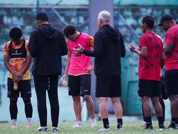 Skuat Arema FC siap menghadapi Derby Jatim