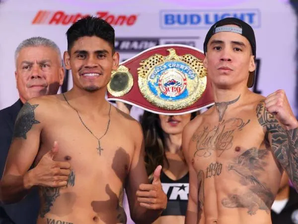 Emanuel Navarrete (kiri) dan Oscar Valdez. (Foto: Fight TV)