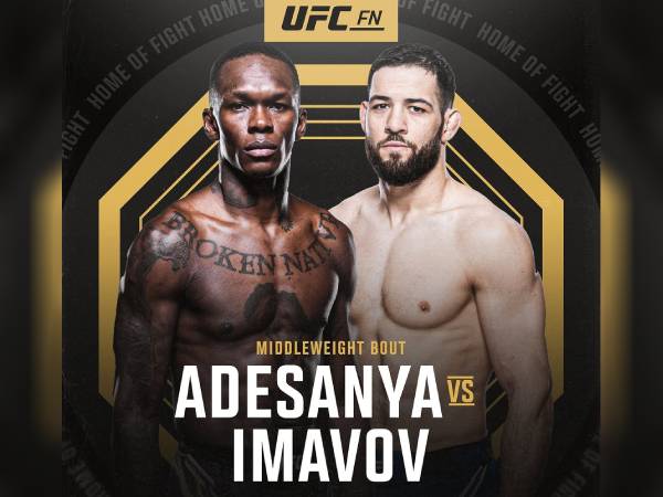 Israel Adesanya Vs Nassourdine Imavov Puncaki Fight Night di Riyadh