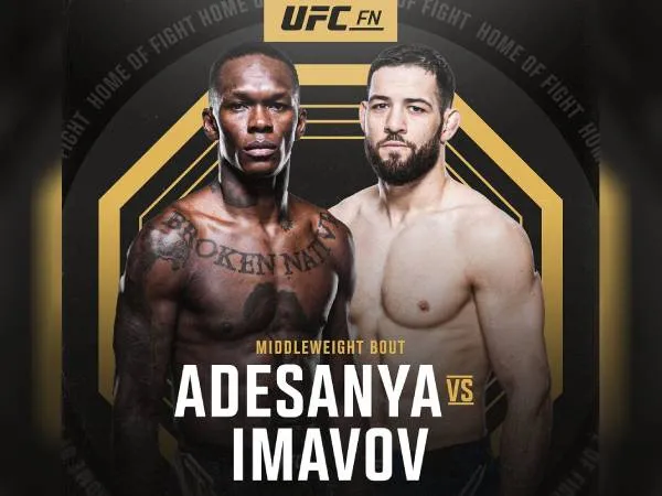 Israel Adesanya Vs Nassourdine Imavov Puncaki Fight Night di Riyadh