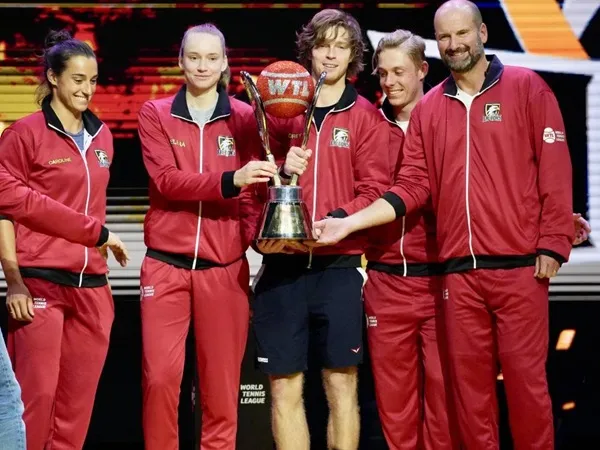 Aksi Heroik Andrey Rublev Antar Tim Falcons Naik Podium Juara Di World Tennis League